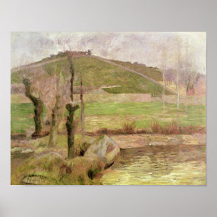 Póster Paisaje de Paul Gauguin el cerca de Pont-Aven,