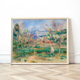 Póster Paisaje de Pierre-Auguste Renoir
