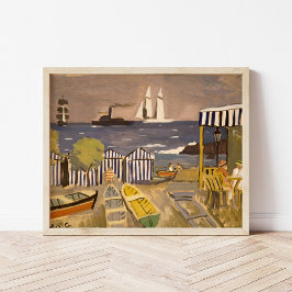 Póster Paisaje de Playa | Joaquín Torres-García