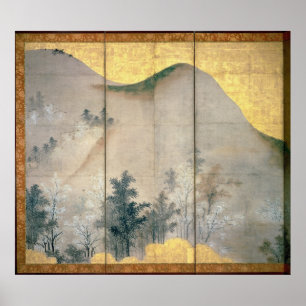 Póster Paisaje de primavera