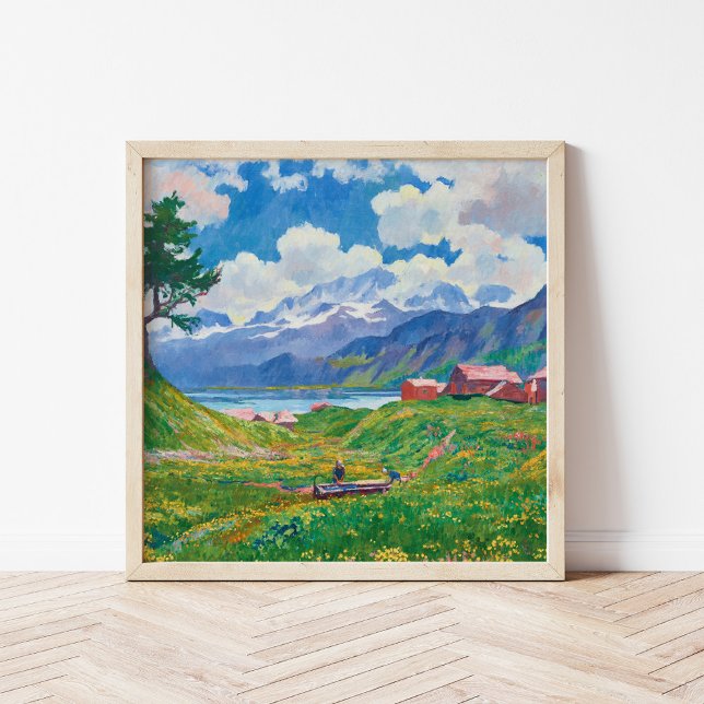 Póster Paisaje de primavera | Giovanni Giacometti (Subido por el creador)