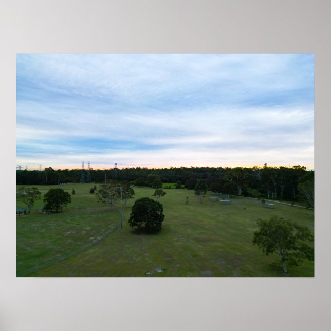 Póster Paisaje de Reserva Recreativa Carindale (Frente)