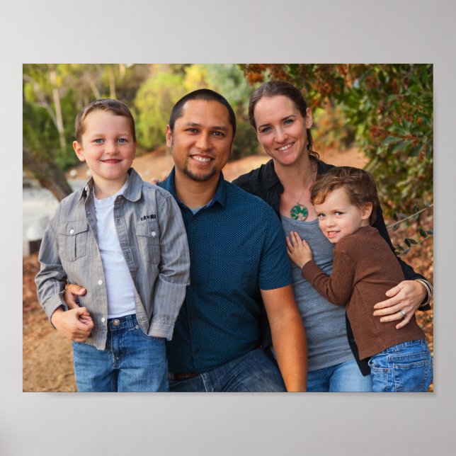 Póster Paisaje de retrato familiar (Frente)