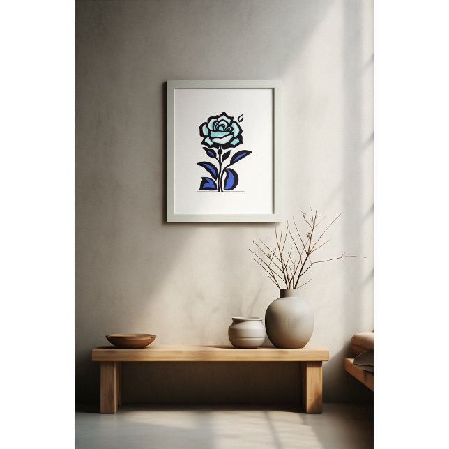 Póster Paisaje de Rosa azul (Subido por el creador)