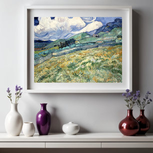 Póster Paisaje de Saint-Rémy por Vincent Van Gogh
