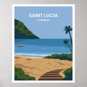 Póster Paisaje de Santa Lucía