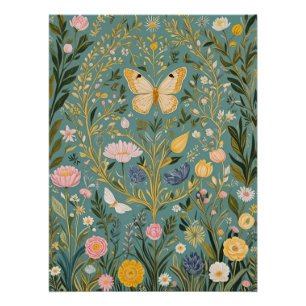 Póster Paisaje de sueño fluido