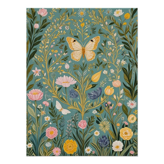 Póster Paisaje de sueño fluido (Anverso)