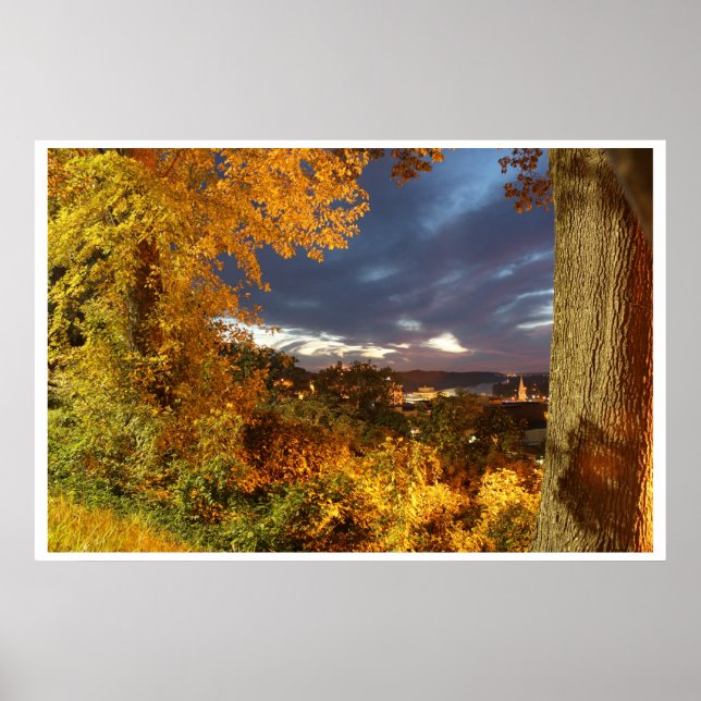 Póster paisaje de Virginia Occidental (Frente)