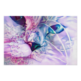 Póster Paisaje del gato Pastel