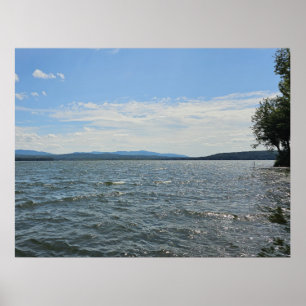 Póster Paisaje del lago