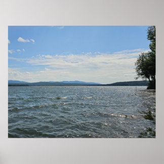 Póster Paisaje del lago