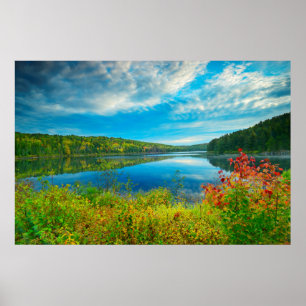 Póster Paisaje del lago Costello