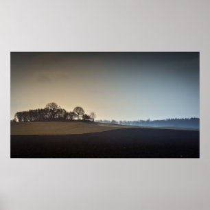 Póster Paisaje del otoño