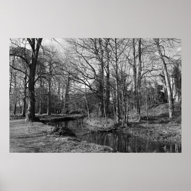 Póster Paisaje del Parque - Parque Bute, Cardiff (Frente)