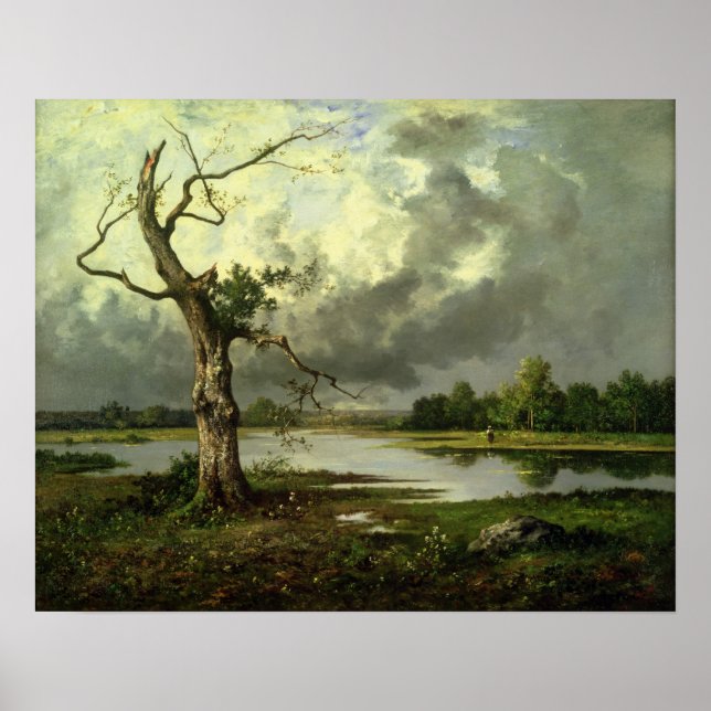 Póster Paisaje del río francés (Frente)