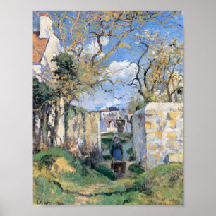 Póster Paisaje desde Pontoise (1874) Camille Pissarro