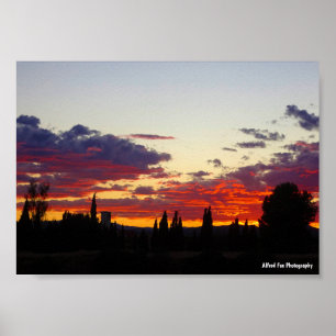 Póster Paisaje Embers of Twilight