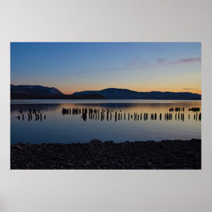 Póster Paisaje en capas