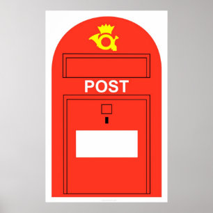 Póster Paisaje en Dinamarca