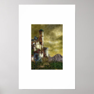Póster Paisaje en el castillo III