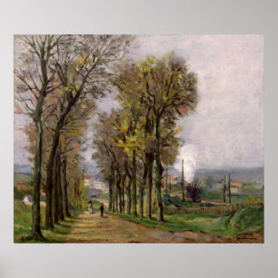 Póster Paisaje en el Ile de France, c.1878