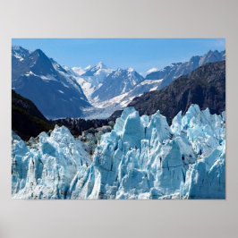 Póster Paisaje en la bahía del glaciar de Alaska