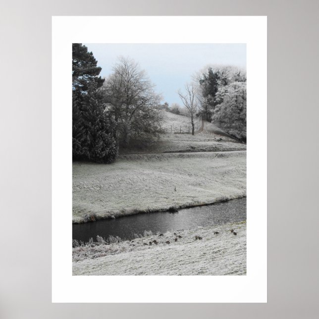 Póster Paisaje escarpado (Frente)