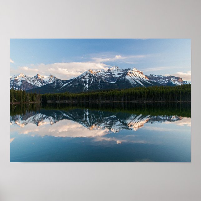 Póster Paisaje escénico de las rocas canadienses al atard (Frente)