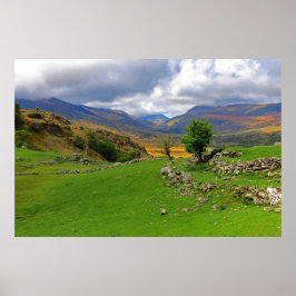 Póster Paisaje escocés