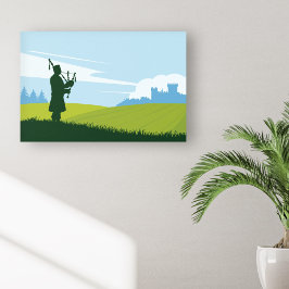 Póster Paisaje escocés