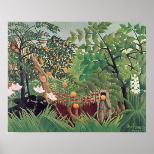 Póster Paisaje exótico, 1910