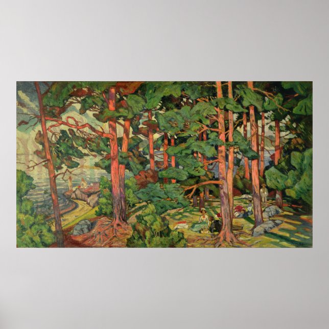 Póster Paisaje Fauve, 1910 (Frente)