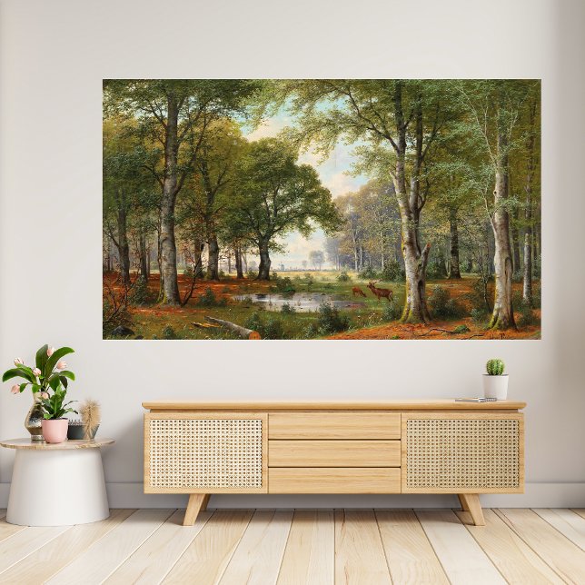 Póster Paisaje Forestal Nocturno  (Subido por el creador)