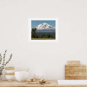 Póster Paisaje fotográfico de Mount Adams