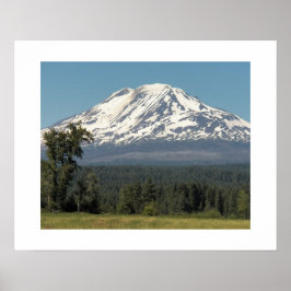 Póster Paisaje fotográfico del Monte Adams