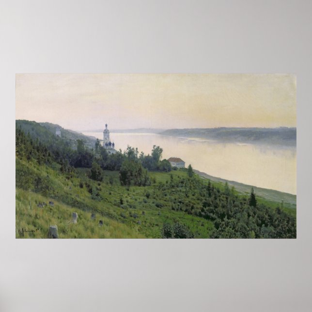 Póster Paisaje frío, 1889 (Frente)