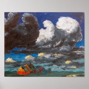 Póster Paisaje, Frisia del Norte   Emil Nolde  