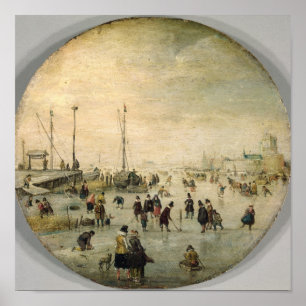 Póster Paisaje invernal