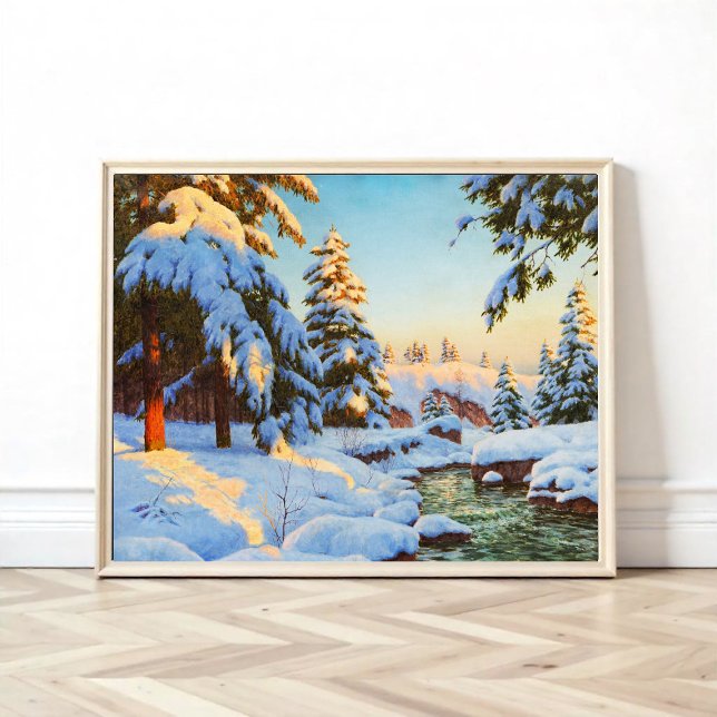 Póster Paisaje invernal, Bessonof (Subido por el creador)