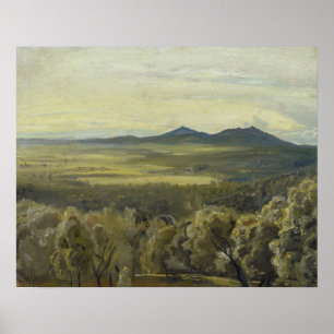 Póster Paisaje italiano, 1833