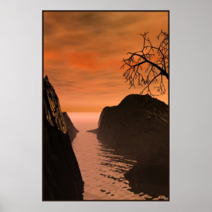 Póster Paisaje japonés 12-216-1