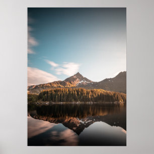 Póster Paisaje Lofoten Noruega