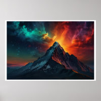 Paisaje mágico de la Aurora Boreal