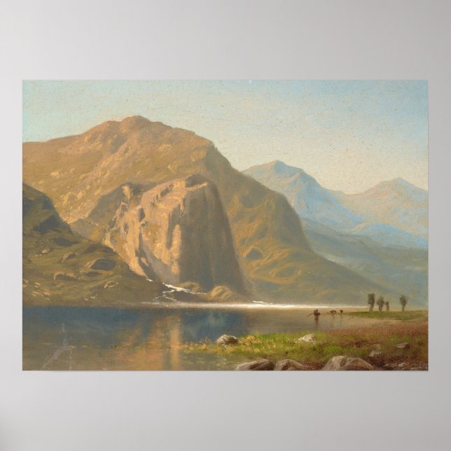 Póster Paisaje majestuoso yosemite de Albert Bierstadt (Frente)