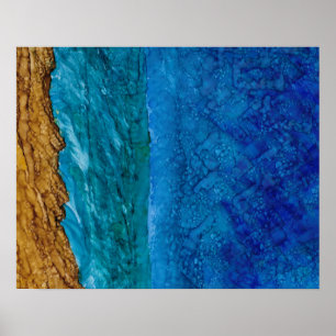 Póster Paisaje marino