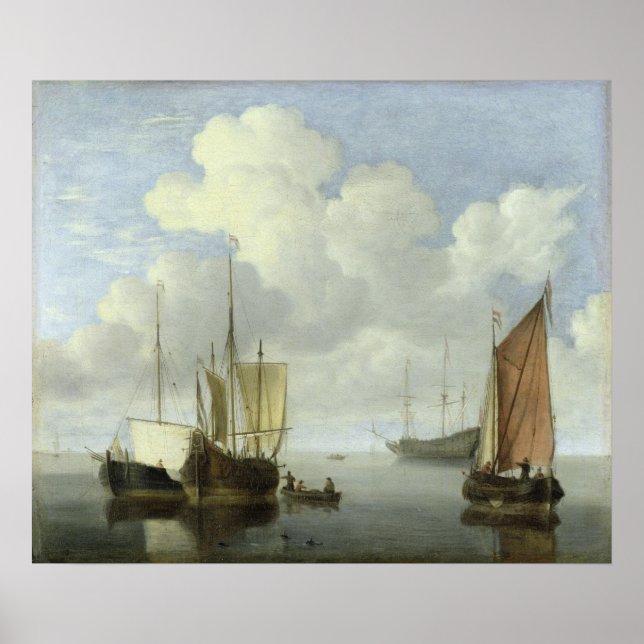 Póster Paisaje marino (Frente)