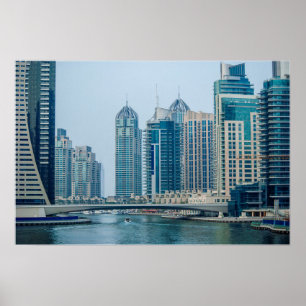 Póster Paisaje marítimo de Dubai