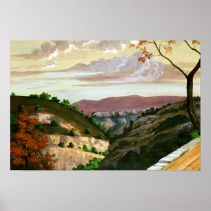 Póster 'Paisaje mediterráneo' por Prosper Merimee
