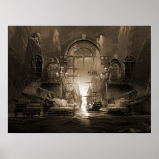 Póster Paisaje mental